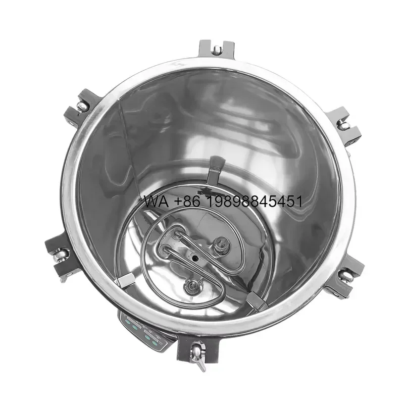 Wmwmnu for Heated Digital Portable Pressure Steam Sterilizer Stainless Steel Autoclave for Mushroom Cultivation