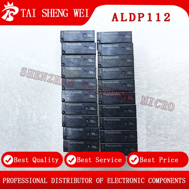 

5pcs brand new original relay ALDP112 ALD112 12V 3A 5A 4-pin DIP set normally open