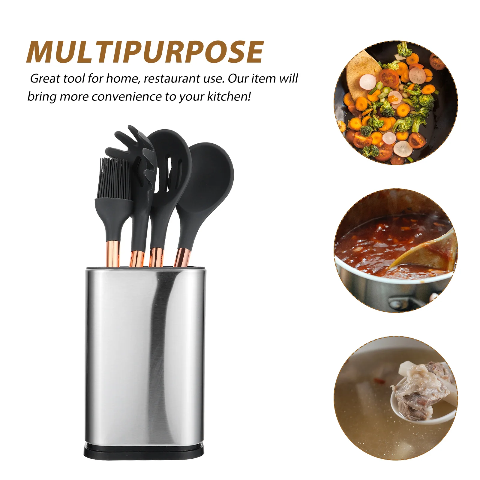 

Silicone Noodle Spoon Cooking Spatula Set Heat Resistant Non-Stick Kitchen Gadgets Easy Clean Practical Dense Spoon Comfort