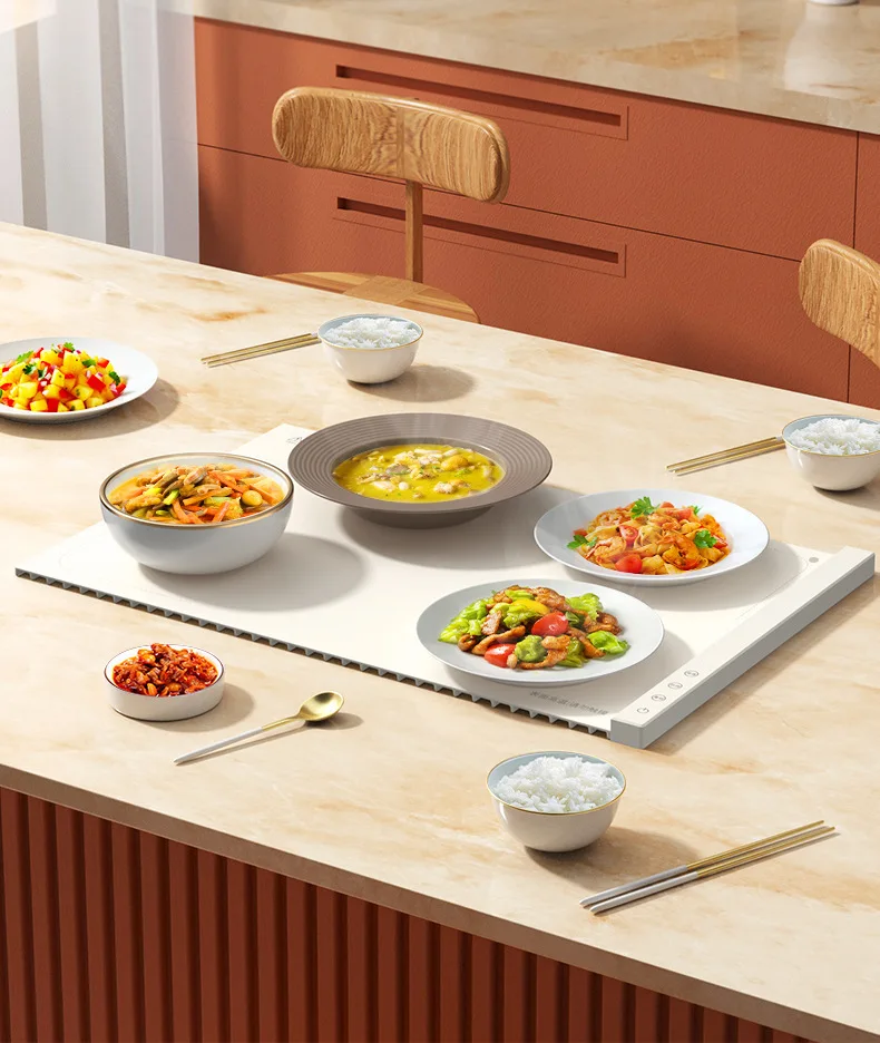 Silicone vegetable warming board Smart home flexible and rollable multi-functional folding vegetable warming treasure Electric