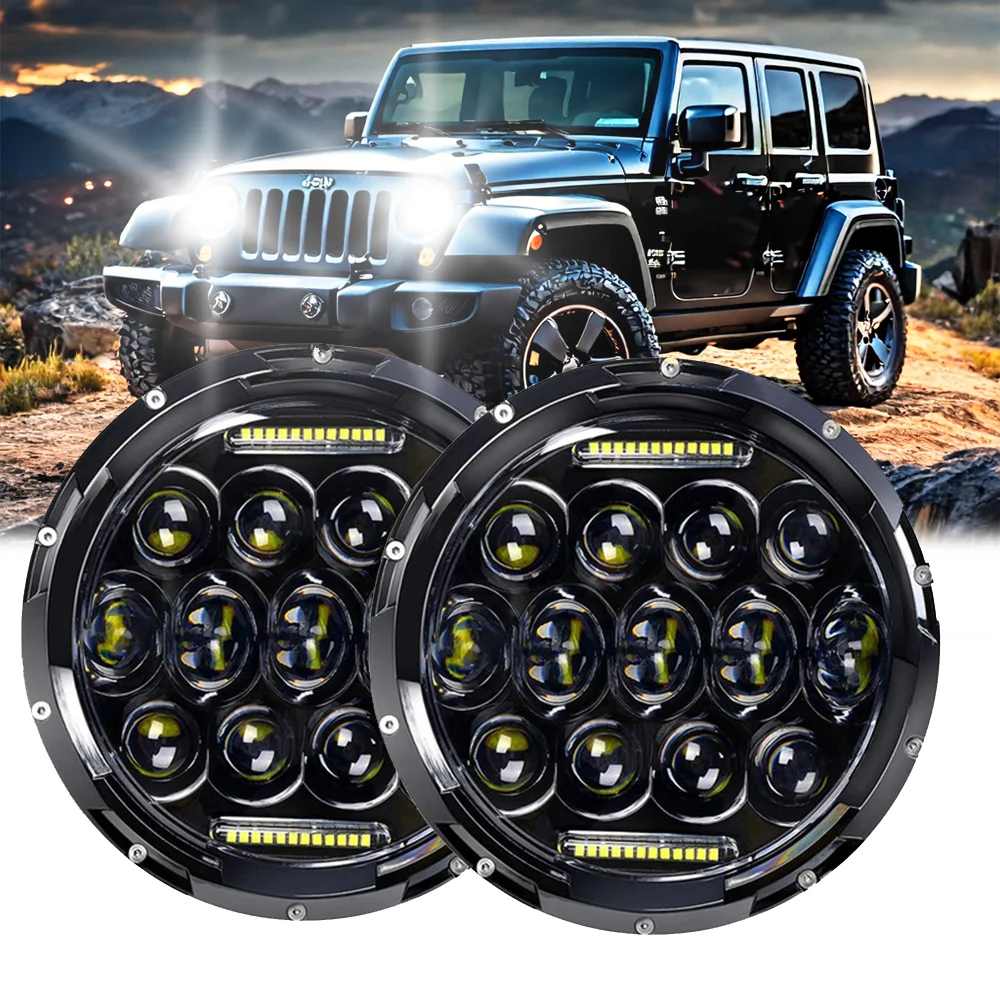 

7 Inch Mile lighthouse for universal car jeep wrangler headlight led Driving Lights for Jeep Wrangler OffRoad 4X4 Accessories