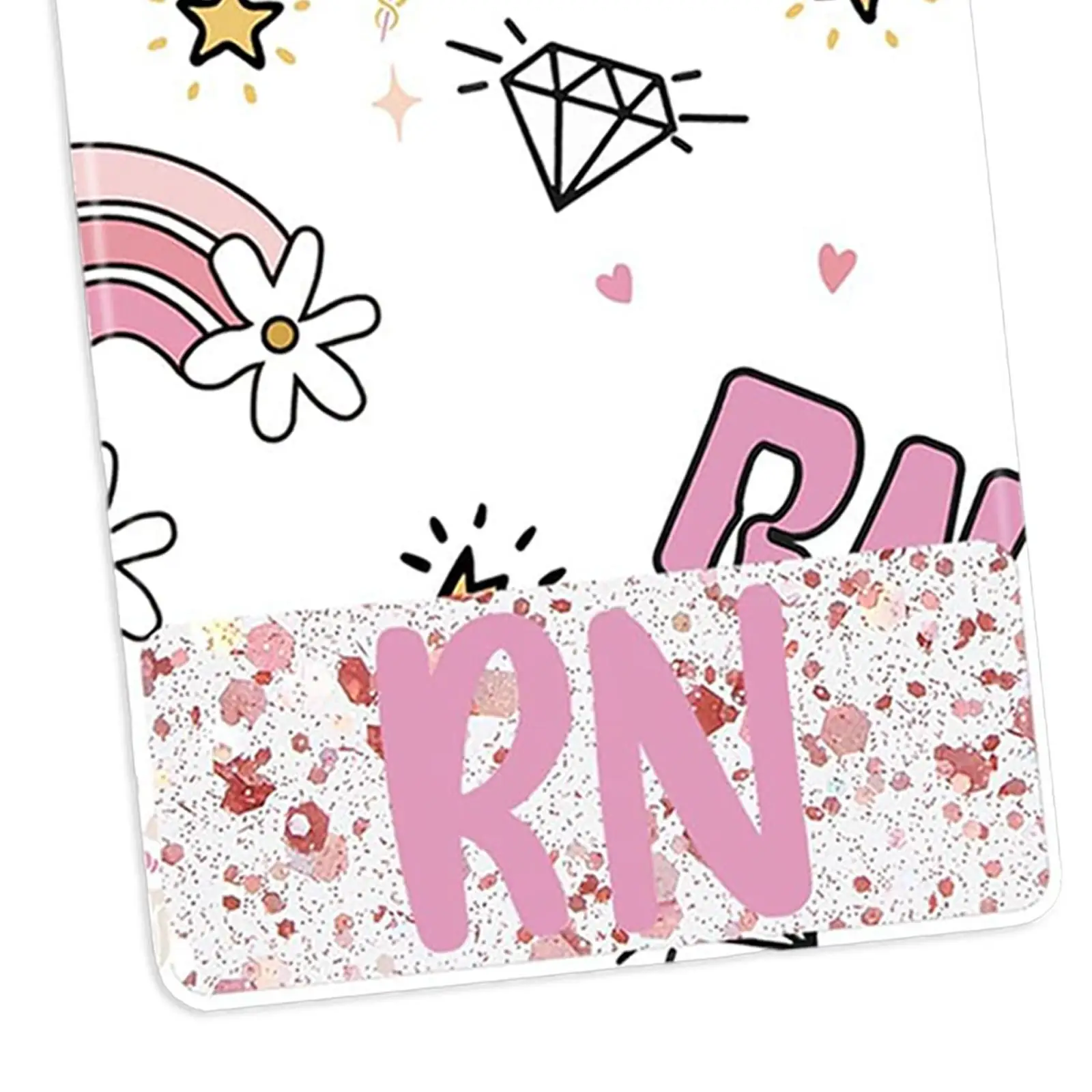 حامل بطاقة شارة ممرضة أكريليك خفيف الوزن ، ملحق تمريض لطبيب المستشفى والطلاب ، زملاء عمل وأصدقاء رائعين