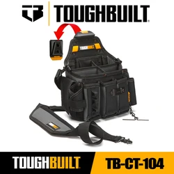 TOUGHBUILT TB-CT-104 Master Electrician's Pouch Shoulder Strap Waist Pack Organizer Toughbuilt Pouch Bag Tool Accessories