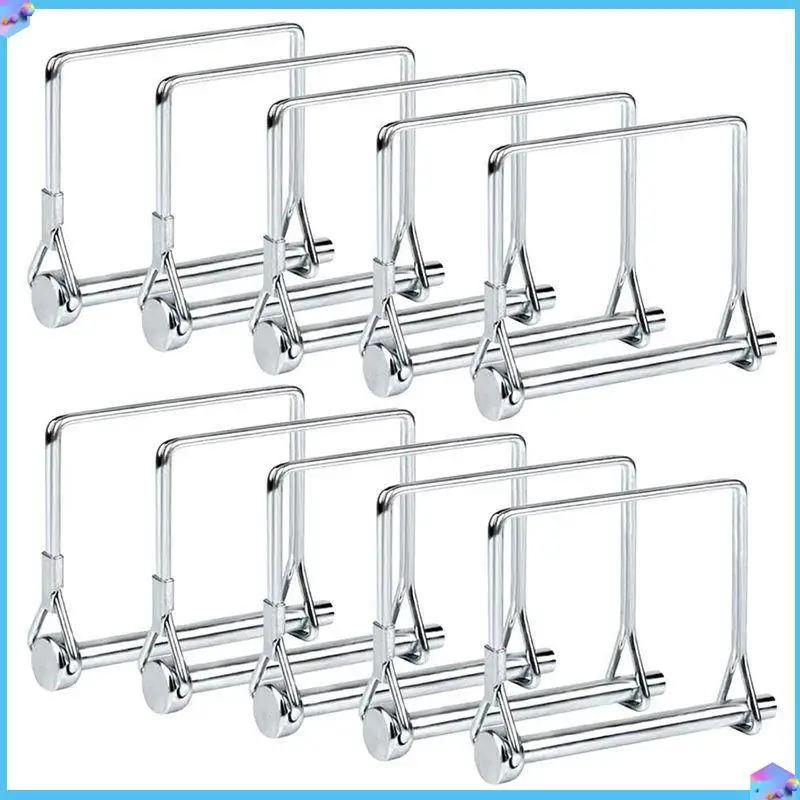 

Соединительные штифты для прицепа A43T, 10 шт. — оцинкованная сталь, 1/4 x 3-5/32 дюйма для безопасного буксировки — для автофургона, лодки, газонокосилки, трактора