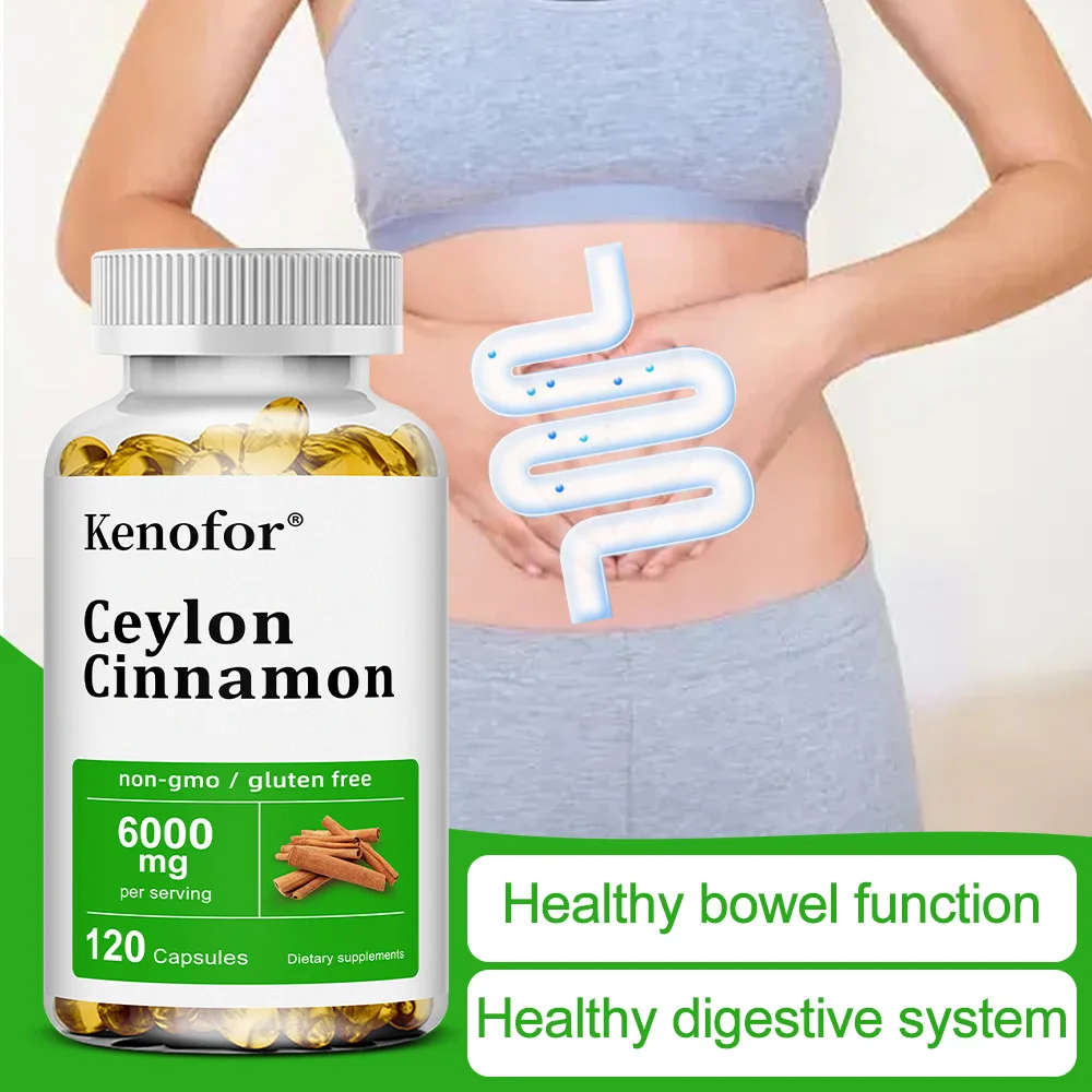 Ceylon Cinnamon Capsules, Support Joint Mobility, Bone Comfort, Digestive, Cardiovascular Wellness, Antioxidant & Immune Balance