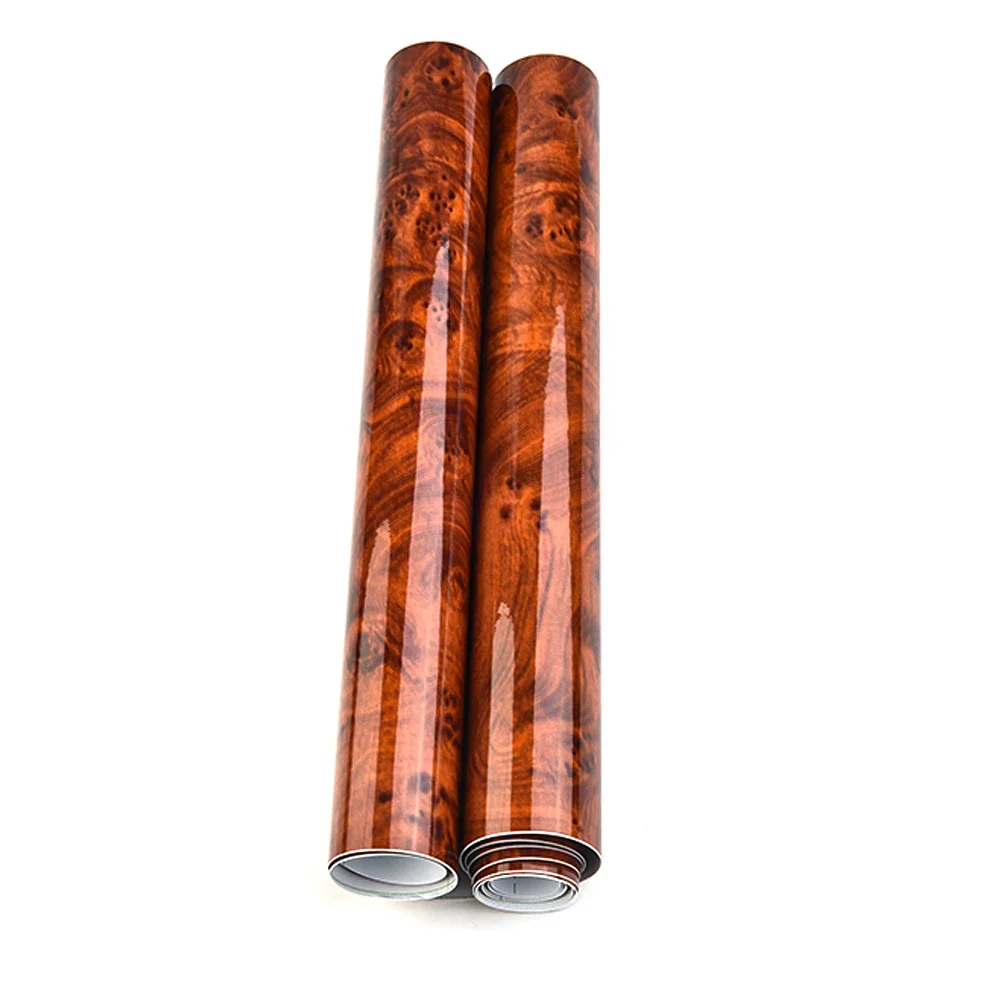 Car Sticker PVC Self-adhesive Wood Grain Textured Car Vinyl Wrap Film Car Internal Stickers DIY Wallpaper Furniture Accessorries - view 4
