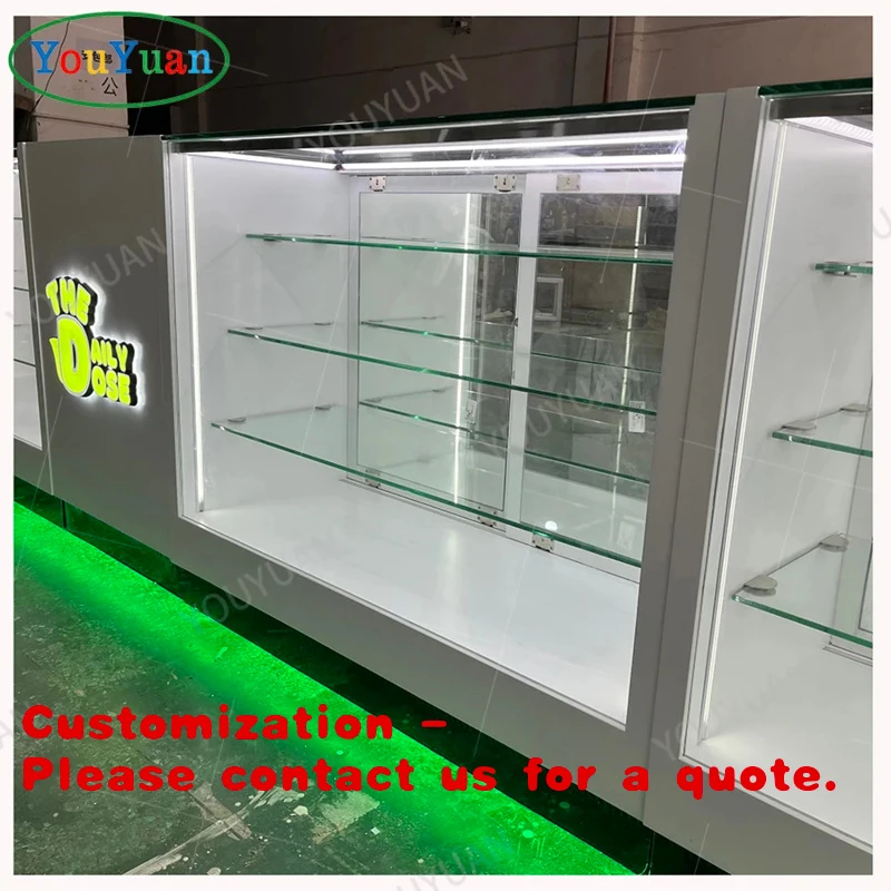 

custom.Display Stand Tobacco Shop Display Furniture Smoke Shops Lights Supplies Showcase Boutique