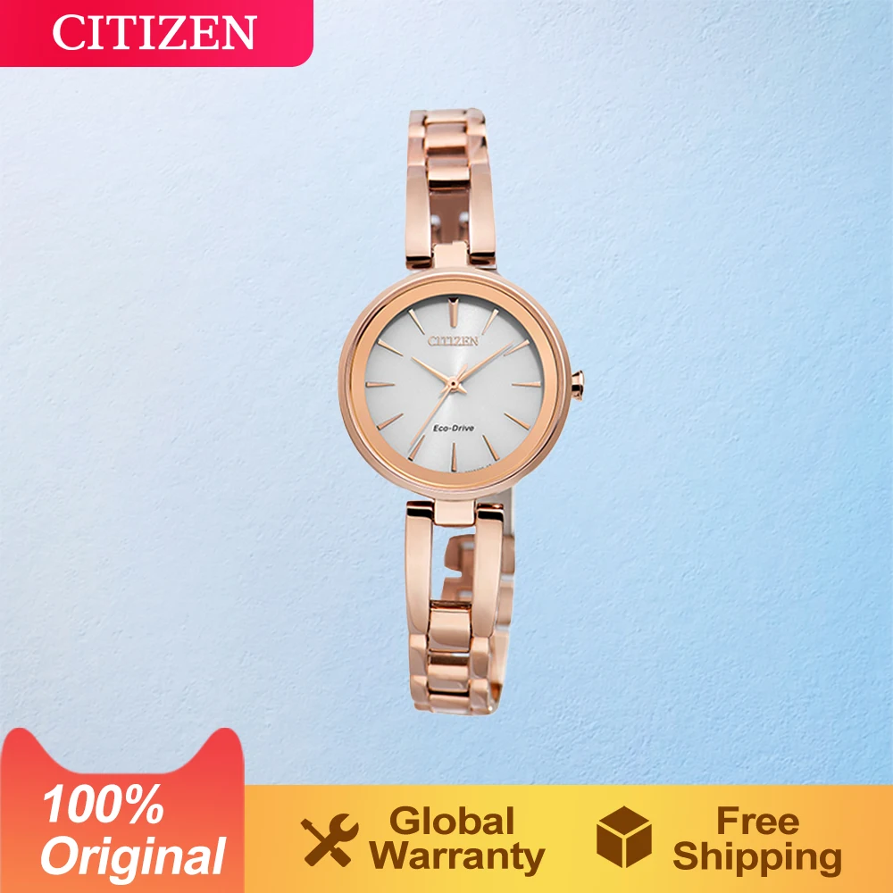 CITIZEN Original Women Watch Eco-drive Quartz watches Eco-Kinetic Goddess lady girls birthday ferstival gift Women\'s Watch