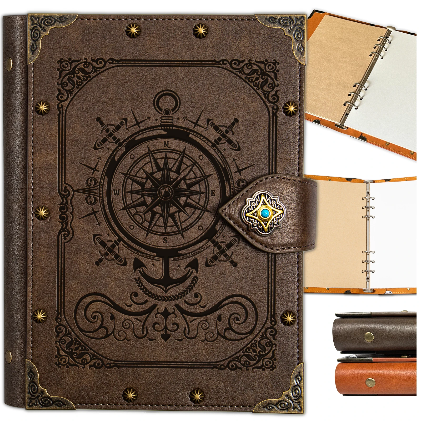 Compass Journal/Diary for Dragon Embossed Notebook for Dungeons & Dragons/D&D Series Gifts