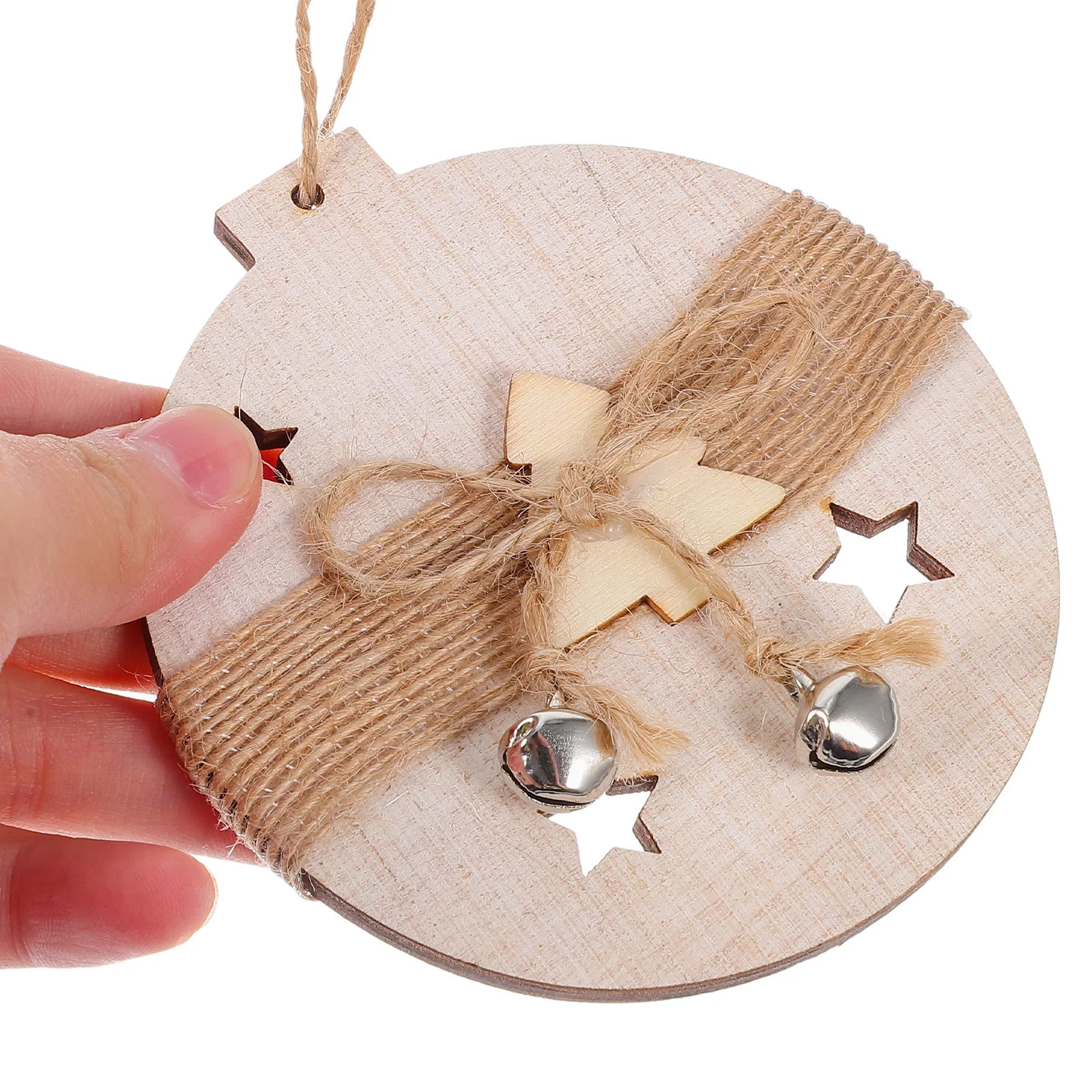 

6Pcs Christmas Hanging Ornaments Wooden Xmas Tree Decor for Home Party Garden Festive Season Decoration Xmas Party Decorations