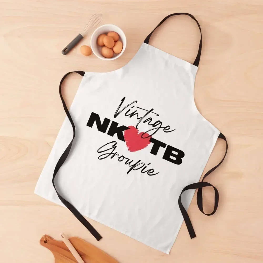 

Vintage NKOTB Groupie Love Apron Professional Barber Dress Kitchen Women Funny Apron