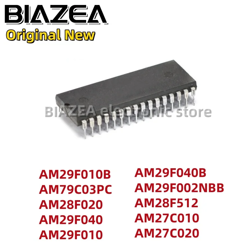 1piece AM29F010B AM79C03PC AM28F020 AM29F040 AM29F010 AM29F040B AM29F002NBB AM28F512 AM27C010 AM27C020 DIP32