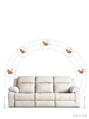 Factory Direct Compatible with Italian Multifunctional Electric Sofa Living Room 2026 New Space First Class Leather