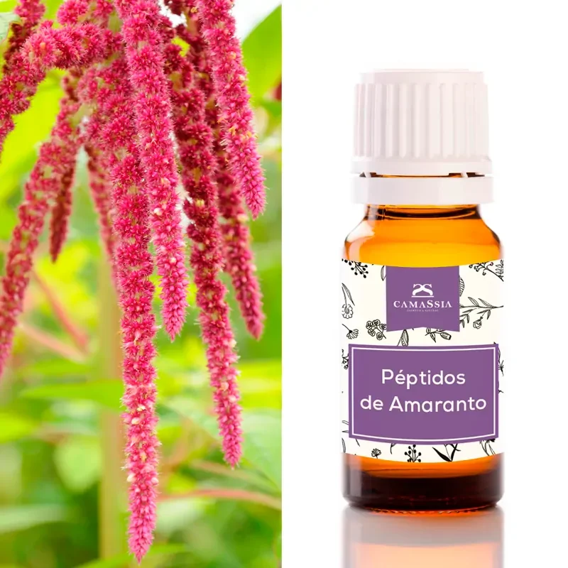 Camassia Péptidos de Amaranto | Principios activos naturales | Cuidado 100% natural para un cabello sano y brillante