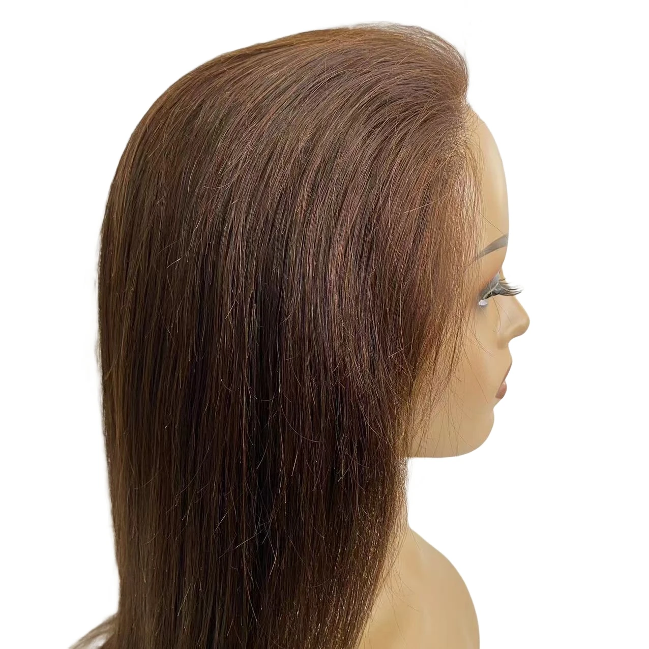 Peluca de cabello humano virgen malayo para mujer negra, 20 pulgadas, Color Natural, rizo corporal, 150% de densidad, encaje completo