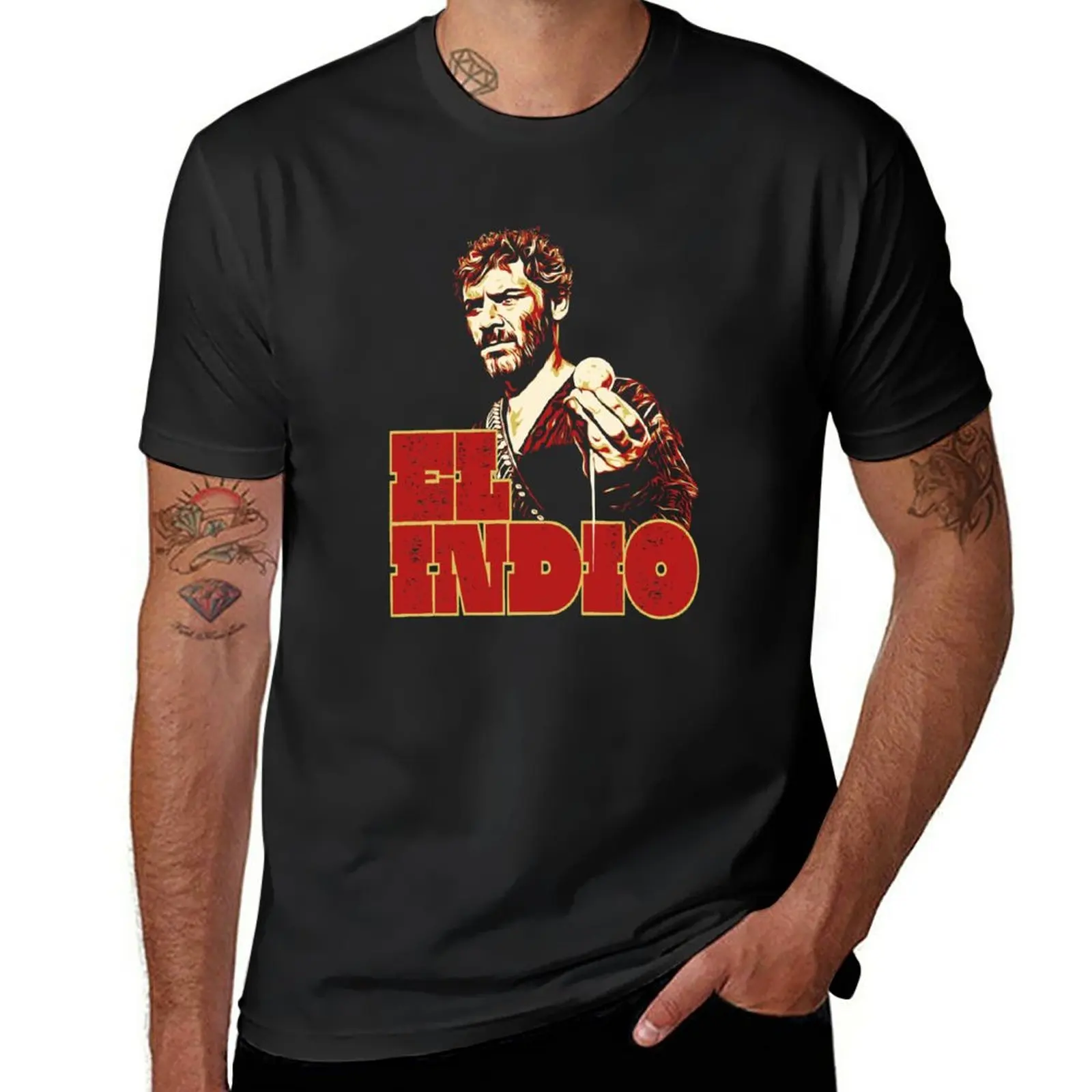 For a Few Dollars More El Indio T-Shirt blanks summer top men graphic t shirts