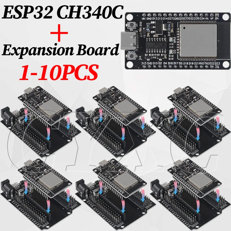 1-10PCS CH340C ESP3…