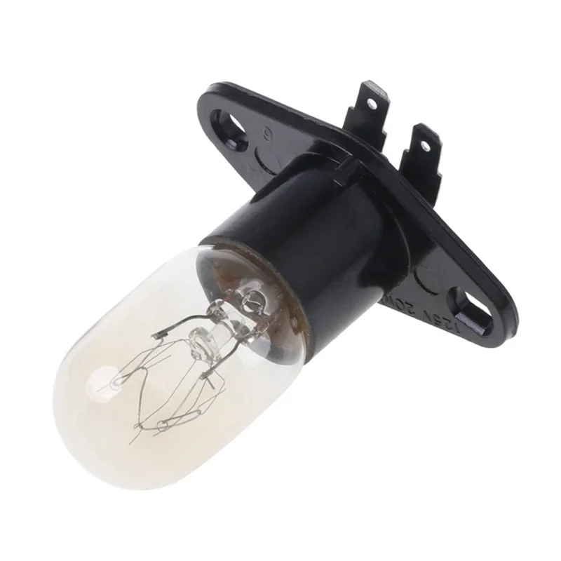 ABKR-2Pc Microwave Oven Global Light Lamp Bulb Base Design 250V 2A Replacement Universal
