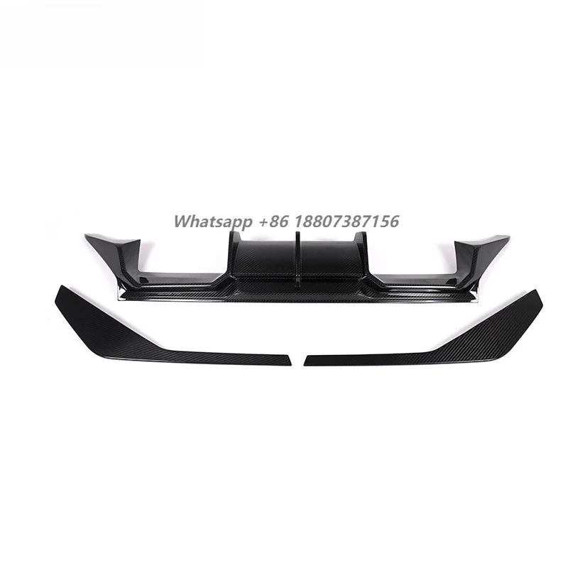 Dry Carbon Fiber CT Style Rear Diffuser for M2 G87 2023+ Rear Bumper Spoiler Body Kit