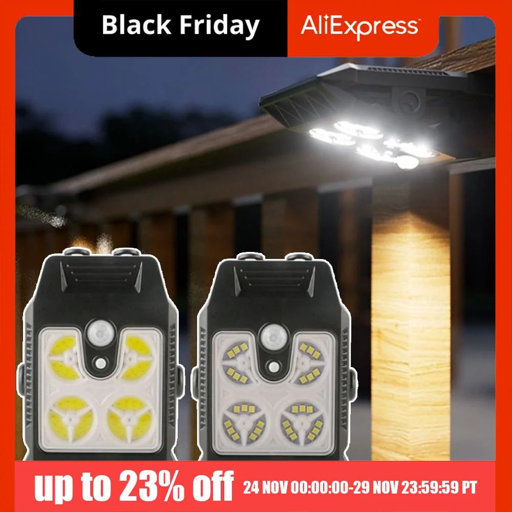 

Waterproof LED Solar Clip Light Wireless Intelligent Sensing Garden Wall Light Easy To Install Wall Mounted