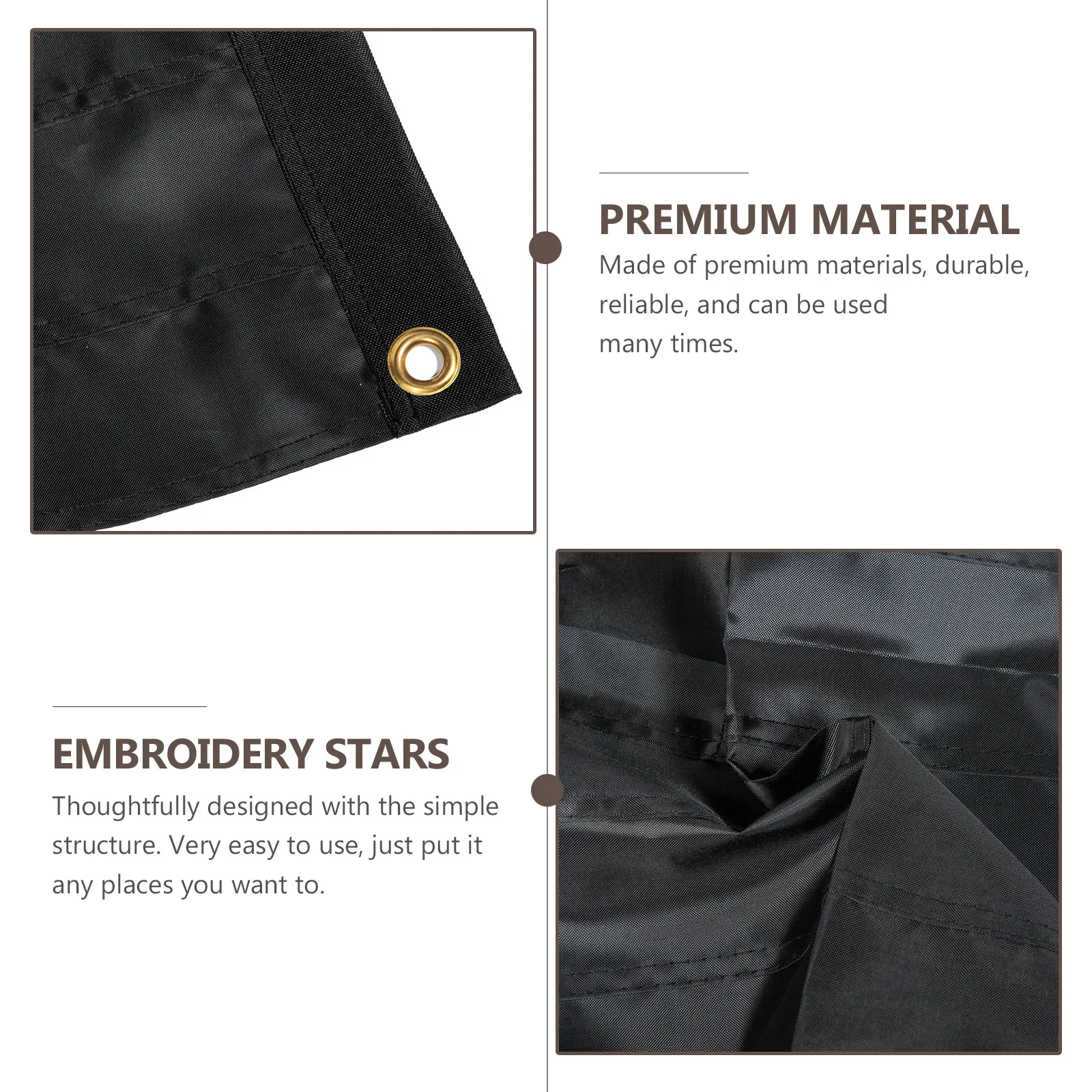 

Black American Flag Independence Day Festival Hanging Ornament Durable Outdoor Party Decor for Home Hotel Mall Decoration