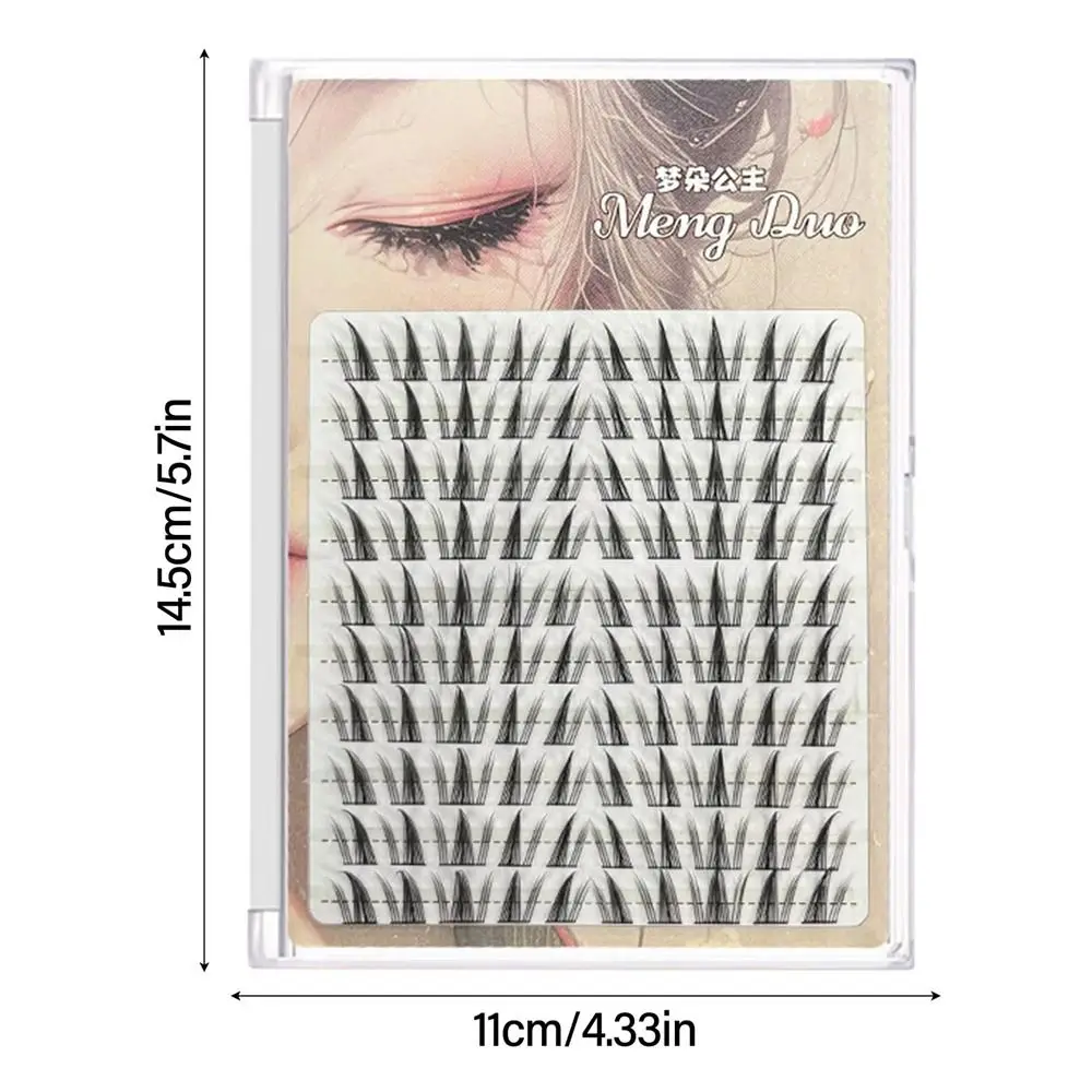 10-12mm Sunflower Natural Lash Clusters Wispy Soft Comfortable Cluster Eyelash Extensions Thin Band Individual Lashes Women