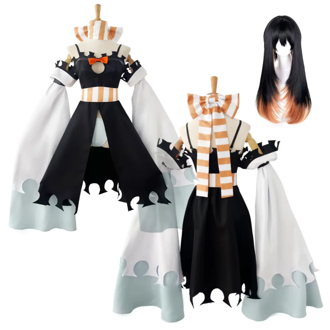 

Anime Gachi Akuta Amo Cosplay Costume Full Set Uniform Outfits GachiAkuta Amo Cosplay