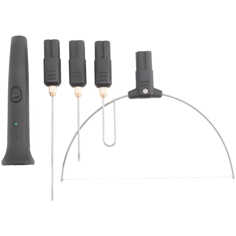 

-A12R 1Set Electric Foam Cutter Kit Styrofoam Cutting Tool 0-300℃ Adjustable Temperature Hot Wire Cutter Plastic US Plug