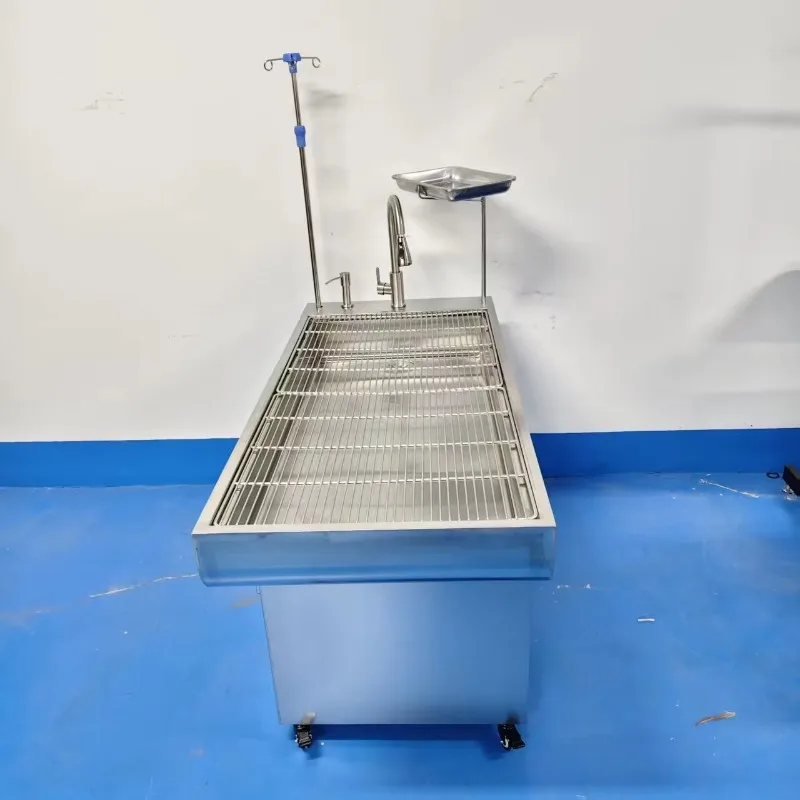 Picture 6: Reusable Pet Cleaning Table for Dog Grooming and Bathing with Veterinary Thermometer Veterinary Sink