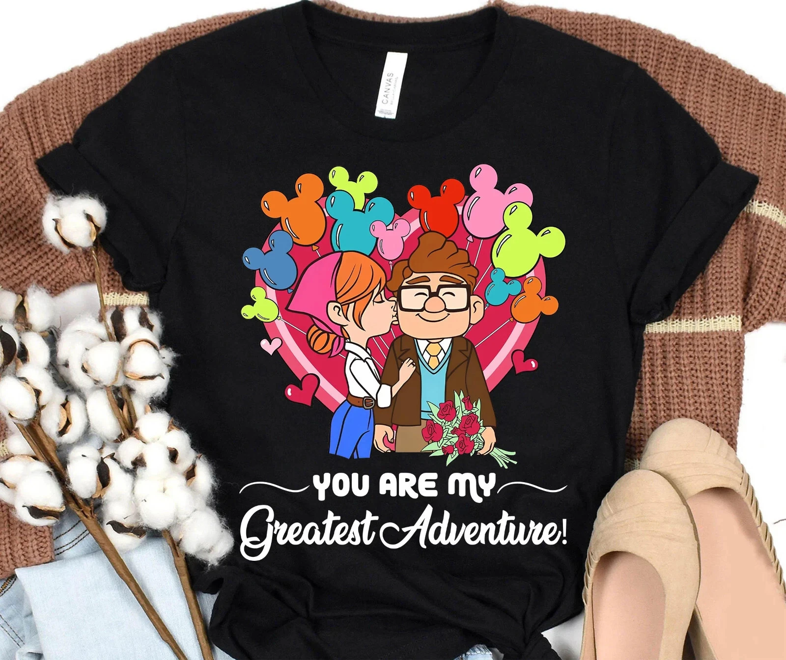 2025, Übergröße, Damen-Sommer-Baumwoll-Kurzarm-T-Shirt, Disney-Anime-Fans, lizenzierter Musterdruck, stilvolle Kleidung