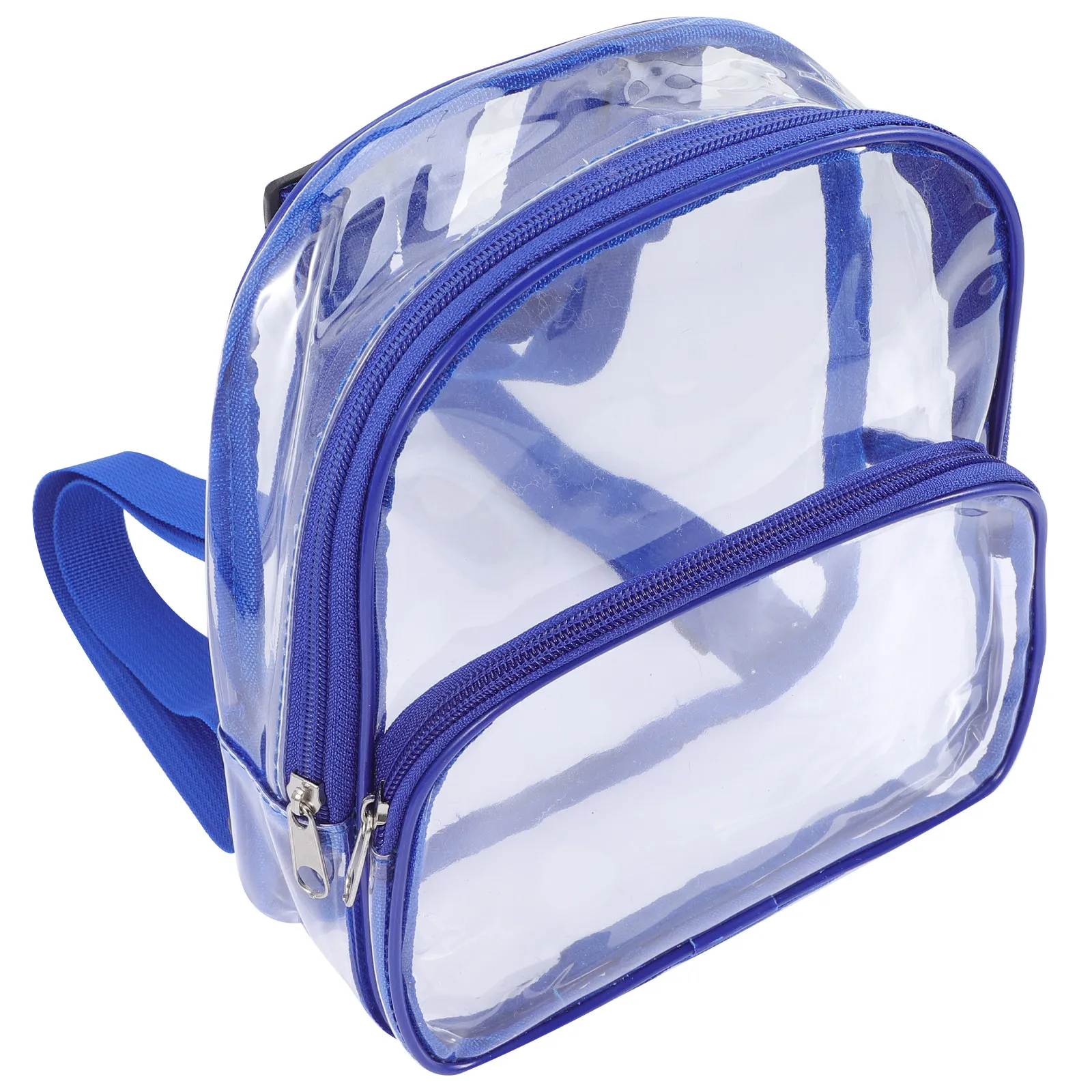 

Small Clear Transparent Backpack Waterproof Mini Backpack for Outdoor Travel Work Beach School Clear Shoulder Bag
