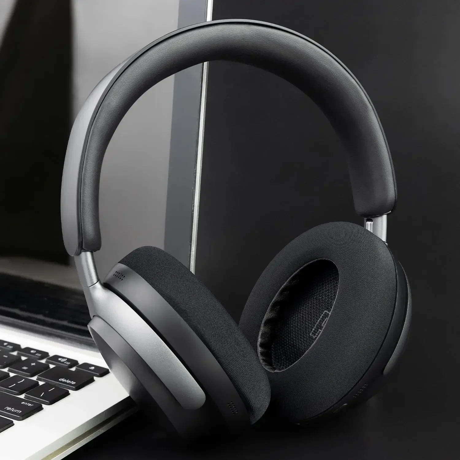 

Replacement Protein Leather Ear Pads Cushion Cover Earpads for Bose QuietComfort(QC) Ultra Wireless Headset ,