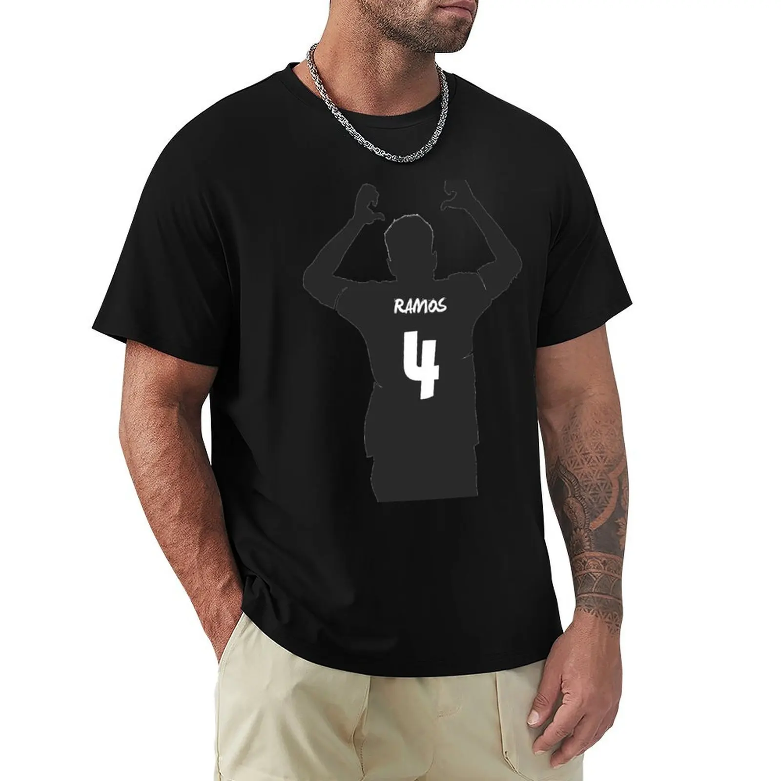 

Sergio Ramos artwork T-Shirt Fashion Pattern Printed Tee Shirt