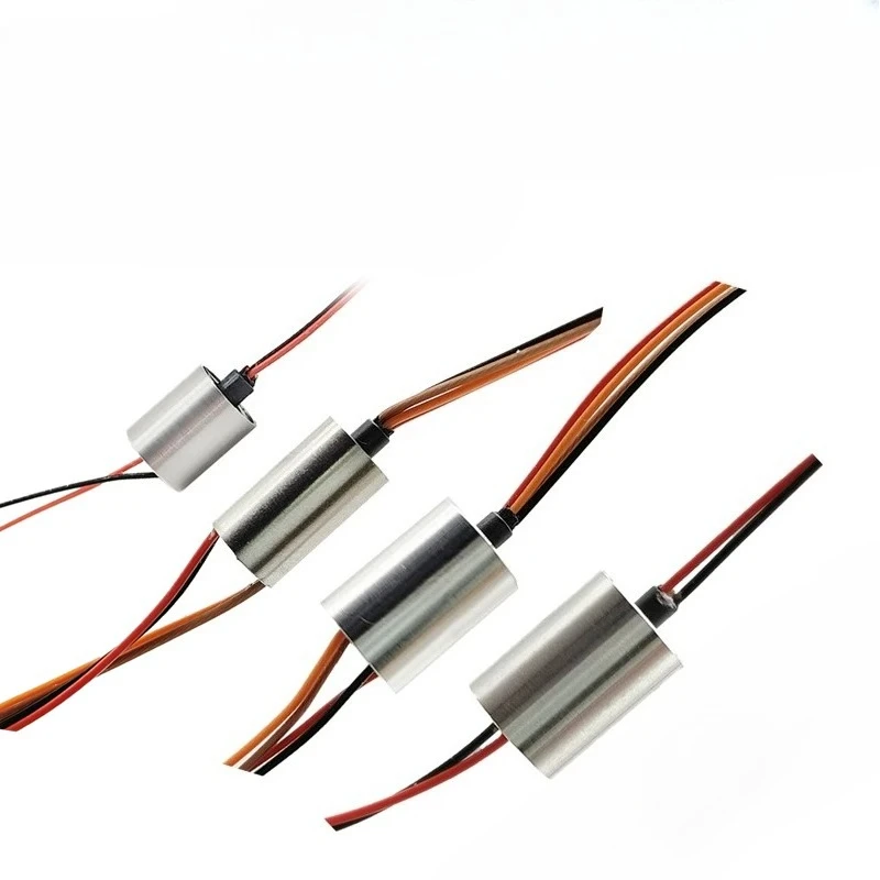 Diameter 8.5mm overcurrent signal 2/4/6/8CH 2A visible fishing vessel UAVgimbal micro rotating collector Conductive Slip Ring