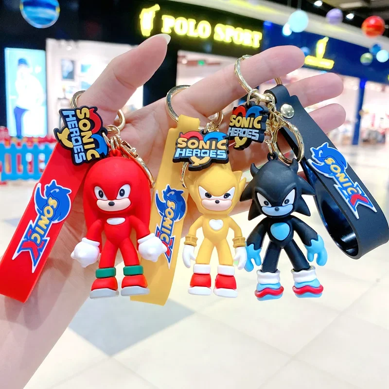 Cartoon Super Sound Mouse Cute Variable Speed Sonic Keychain Car Keychain Couple Bag Pendant Decoration Small Gift