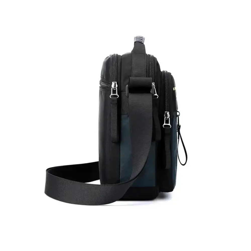Large Capacity Shoulder Bags Portable Oxford Solid Color Messenger Bags Bussiness Handbags Men