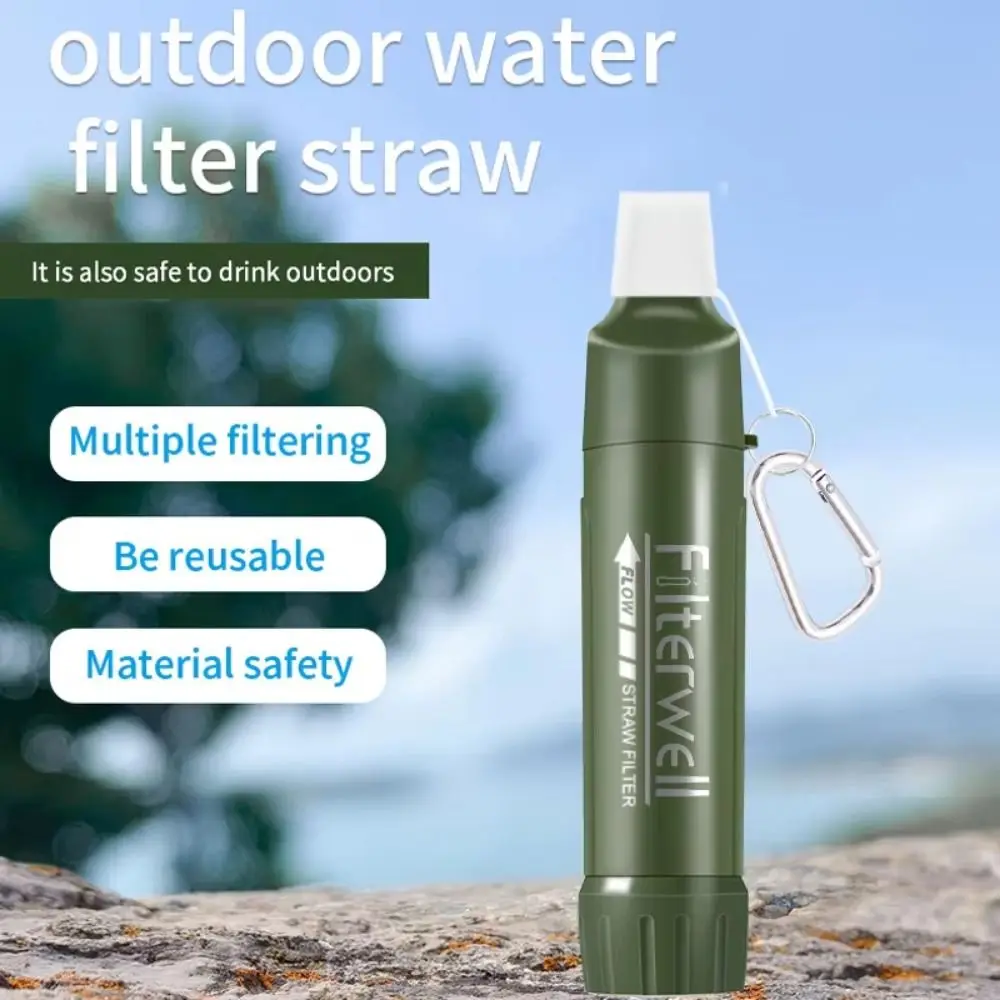 

Mini Mini Water Filter Straw Straw Direct Drinking Purification Water Filter Survival Purifier Drinking Water Filtering Straw