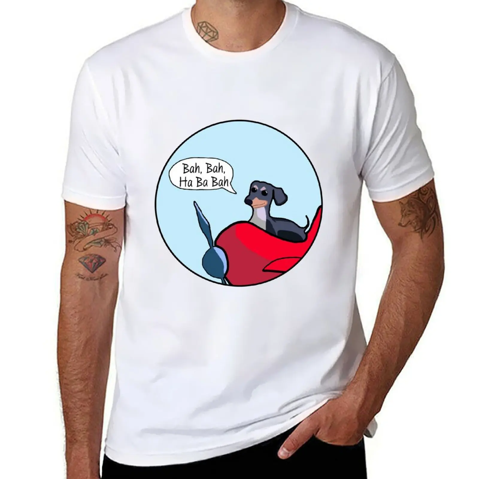 

Dog Of Wisdom T-Shirt man t shirt cotton man t shirts for men casual T-Shirt