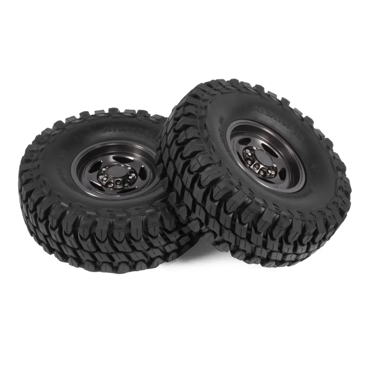 73g/Pcs Aluminum 1.9\'\' Beadlock Wheels Rim with Scale Hardware for 1/10 1/8 RC Crawler Car TRX4 SCX10 Capra TF2 D90 EX86190 EMO