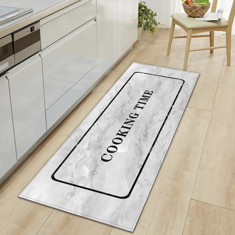 

Modern Kitchen Rug Home Living Room Bedroom Floor Decor Long Carpet Hallway Balcony Doormat Bath Entrance Door Non-Slip Foot Mat