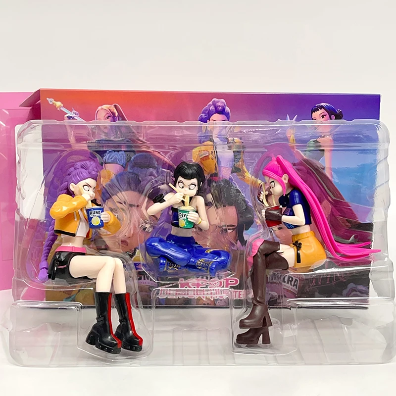 2026 novo kpop diabo caçador rumi zoe mira anime policloruro personagem coleção bugigangas de mesa presentes de ano novo das crianças