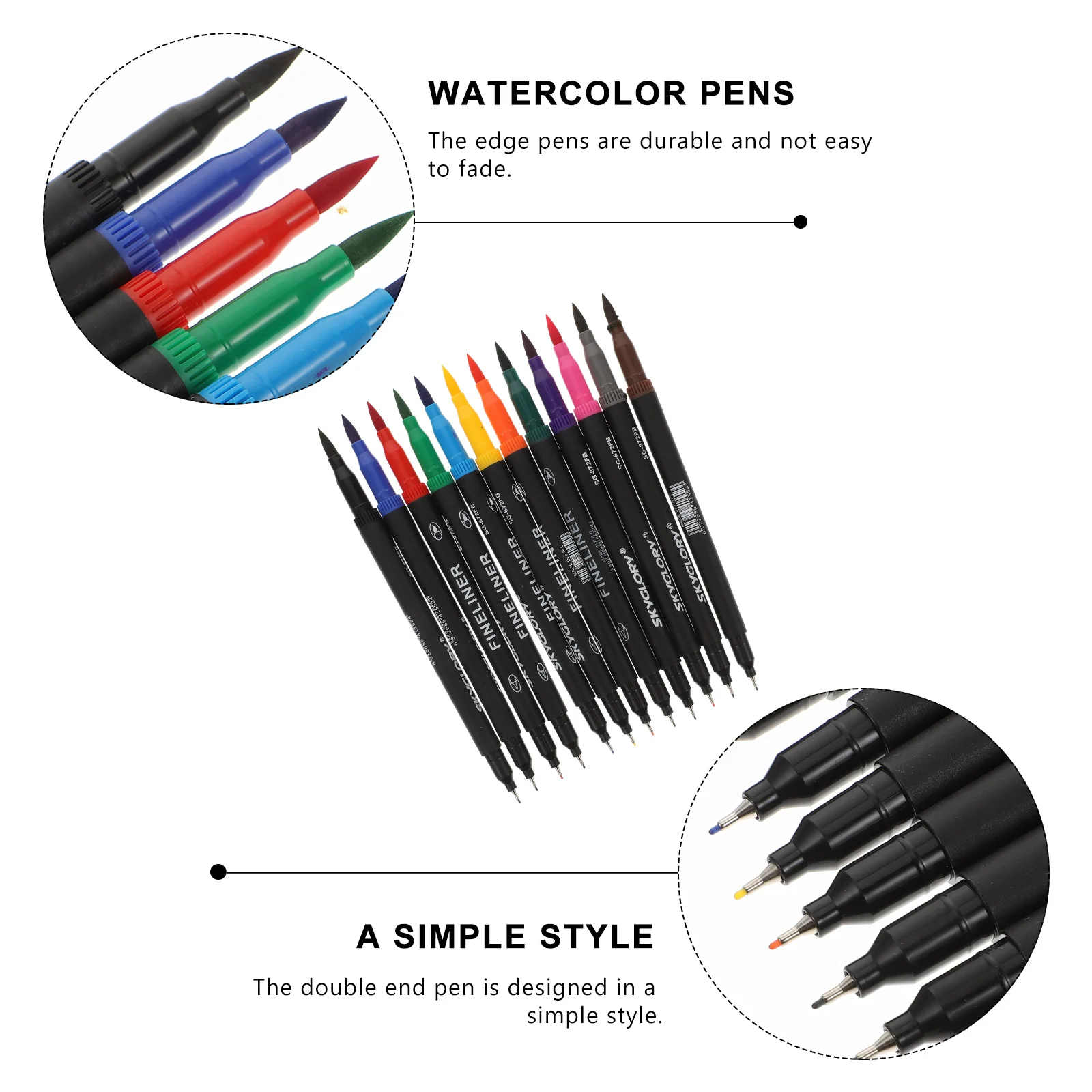 12 шт., яркие маркеры для рисования