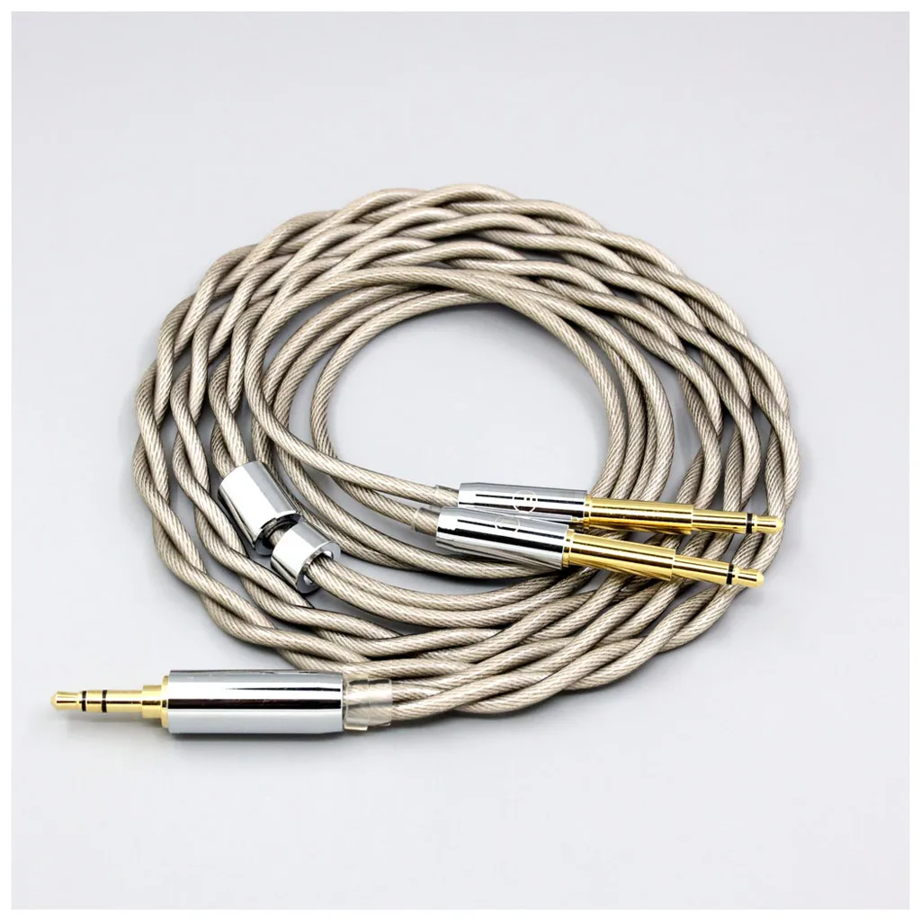 

Earphone Cable For Meze 99 Classics NEO NOIR Headset Headphone Type6 756 core Litz Silver Plated 7n OCC 7826