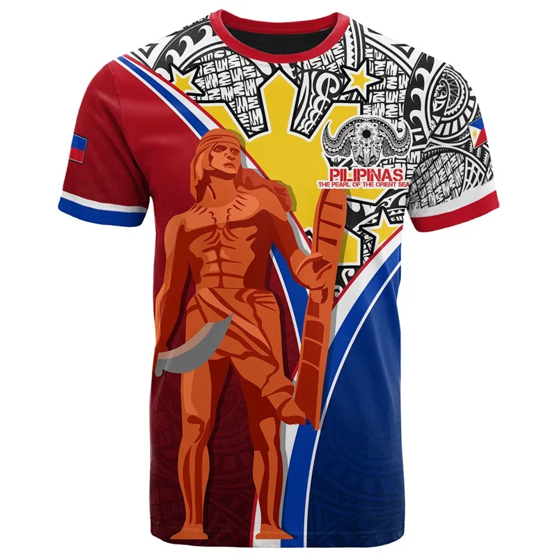 

New In Filipinos Independence Day Tshirt For Men Women Summer Short Sleeve Philippines Flag TShirt Clothes Men Tee Shirts