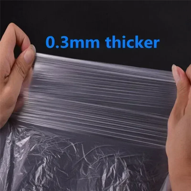 100Pcs Couch Cover Disposable Bedspread SPA Massage Treatment Table Sheets Transparent Beauty Bed Waterproof Film Table Cover