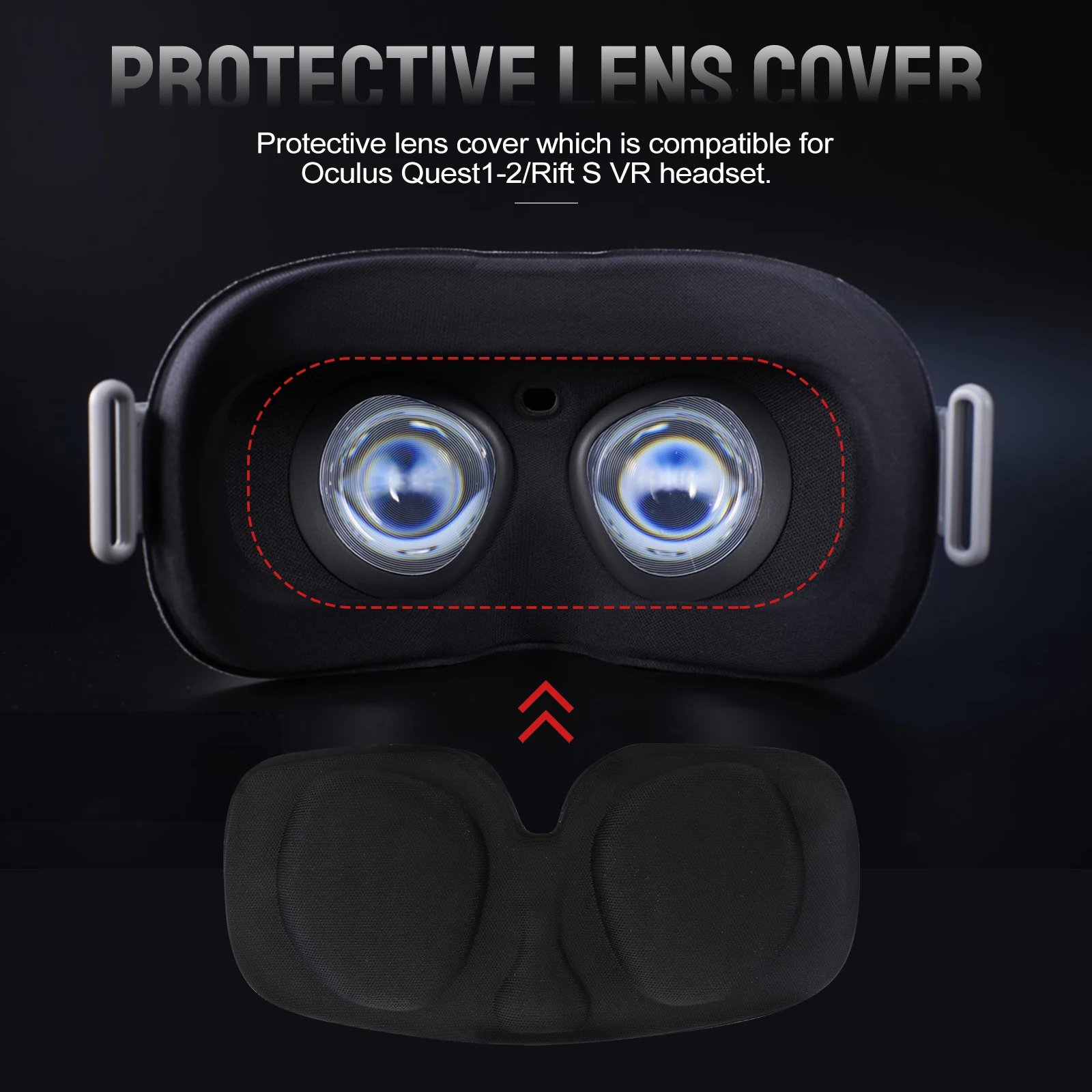 

2pcs Vr Lens Protective Cover 1 2 Rift S Dust Scratch Resistant Lightweight Portable Caps For Vr Headset Essential