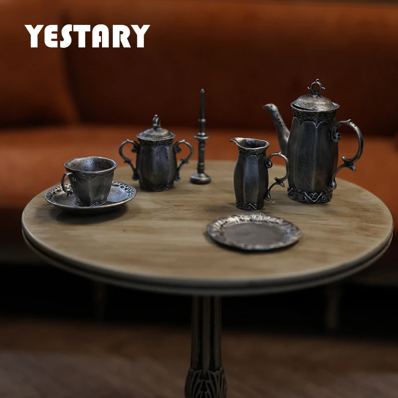 YESTARY Bjd Dolls Tea Set DIY Material Packs For 1/12 1/6 Ob11 Blythe Dolls Miniature Dollhouse Kitchen Accessories Mini Tea Set