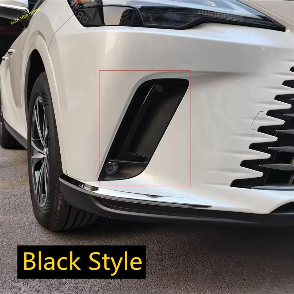 

Front & Rear Bumper Protector Corner Fog Light Lamp Eyelid Eyebrow Cover Trim For Lexus RX 350h 450h 2023 2024 Car Accessories