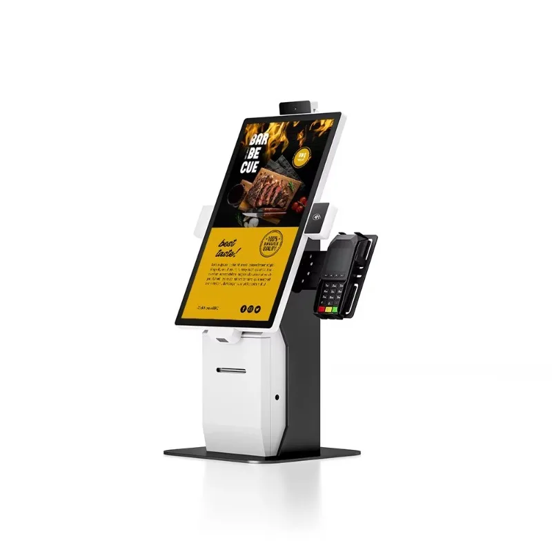 Touch Screen Kiosk Self-service Ordering System With Printer Support POS Machine Restaurant Payment Kiosk
