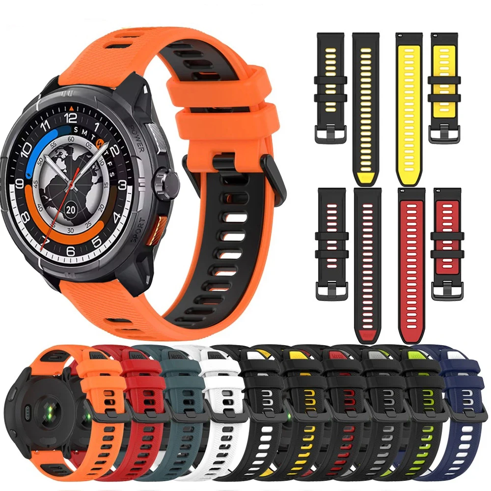 Sports Silicone Strap for HAYLOU Solar Ultra Smart Watch Quick 22mm Breathable Wristband for HAYLOU Solar Ultra Accessorie
